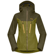 Bergans Cecilie 3L Jkt W Trail Green / Dark Olive Green
