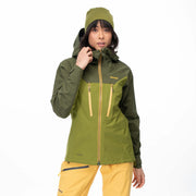 Bergans Cecilie 3L Jkt W Trail Green / Dark Olive Green