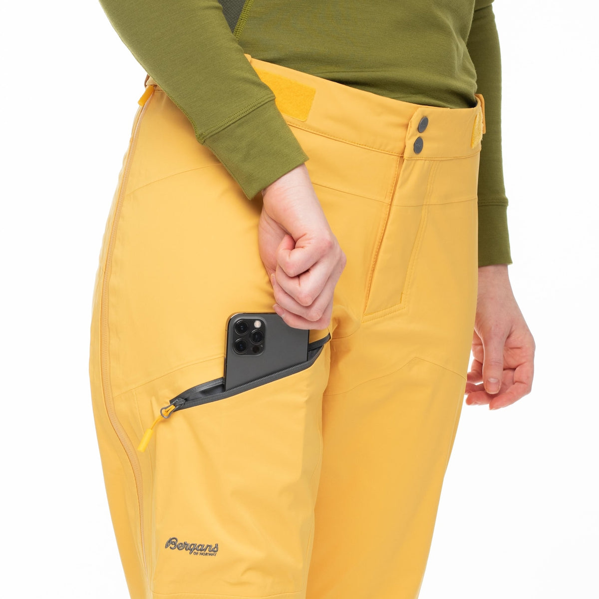 Bergans Cecilie 3L Pants W Light Golden Yellow