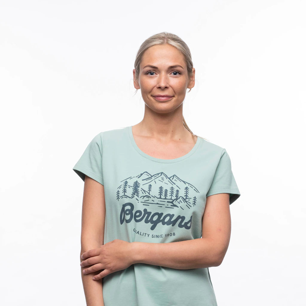 Bergans Classic V2 W Tee Misty Forest