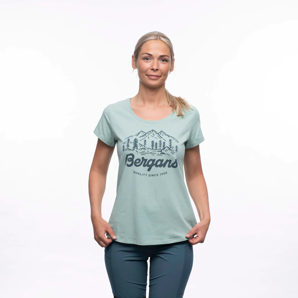 Bergans Classic V2 W Tee Misty Forest