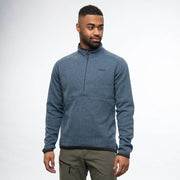 Bergans Kamphaug Knitted Half Zip Orion Blue
