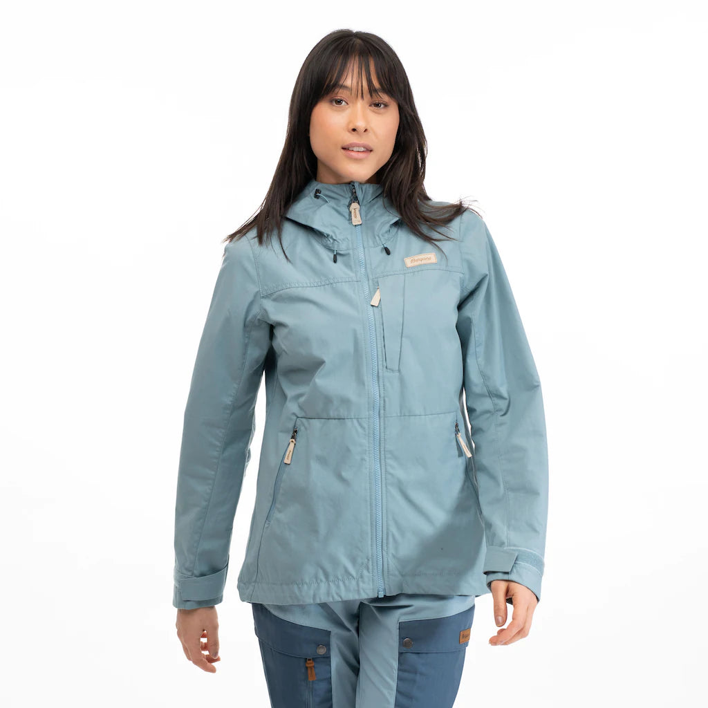 Bergans Nordmarka Leaf Light Wind Jacket Women Smoke Blue
