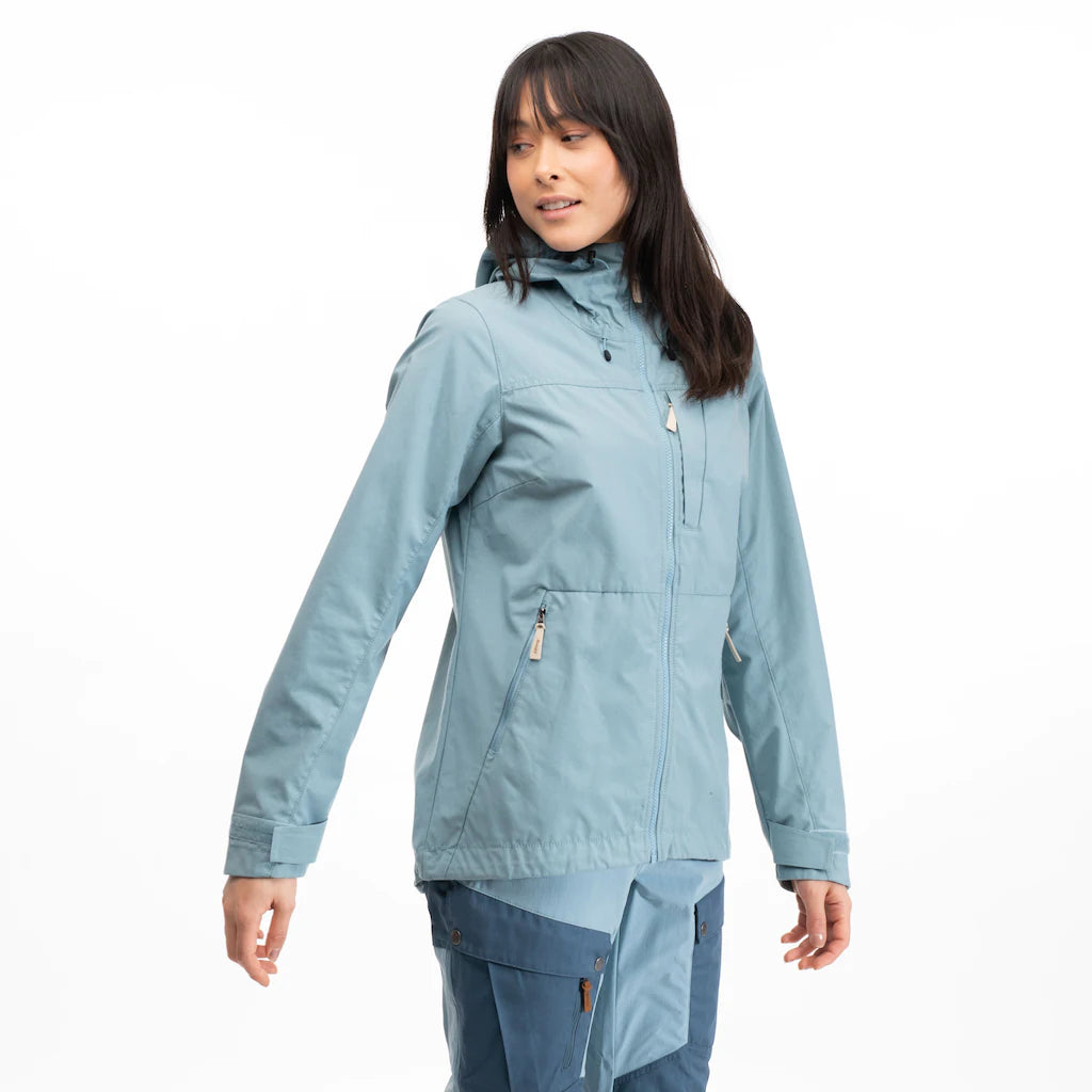 Bergans Nordmarka Leaf Light Wind Jacket Women Smoke Blue