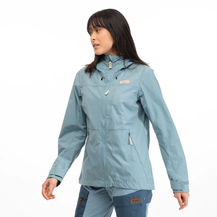 Bergans Nordmarka Leaf Light Wind Jacket Women Smoke Blue