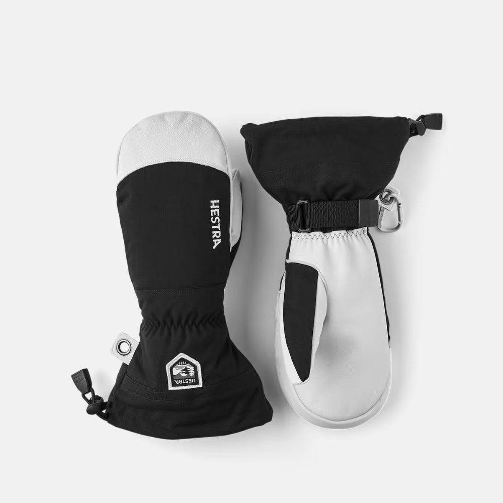 Hestra Army Leather Heli Ski Mitt Svart