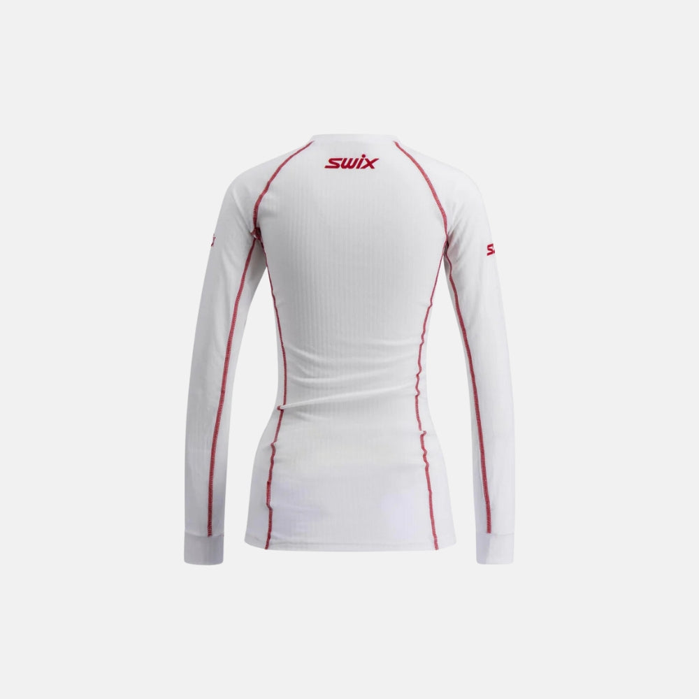 Swix RaceX Classic Long Sleeve W Bright White/Swix Red