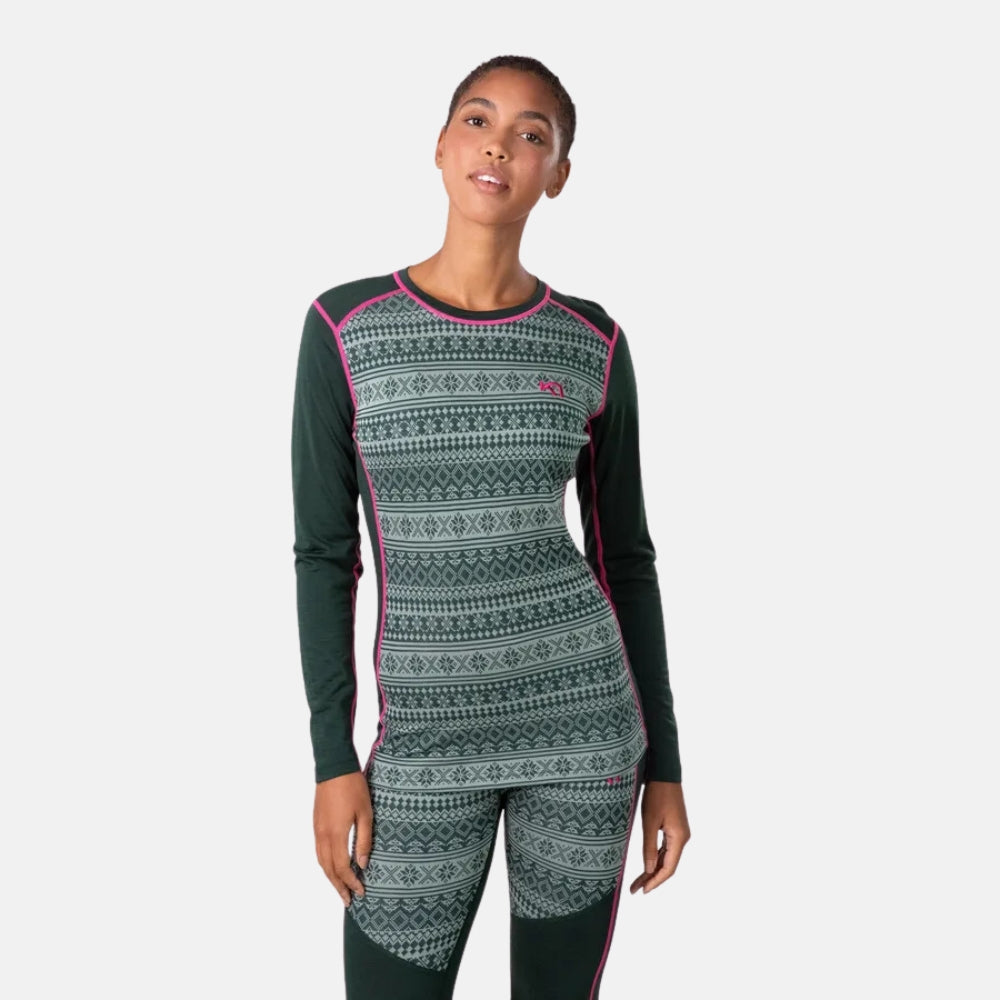 Kari Traa Mina Long Sleeve Pine Green