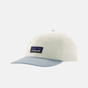 Patagonia P-6 Label Trad Cap Birch White W/ Fleck Blue