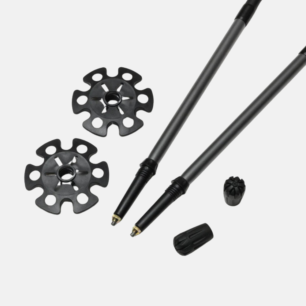 Silva Trekking Poles Aluminum Z-Fold Grey