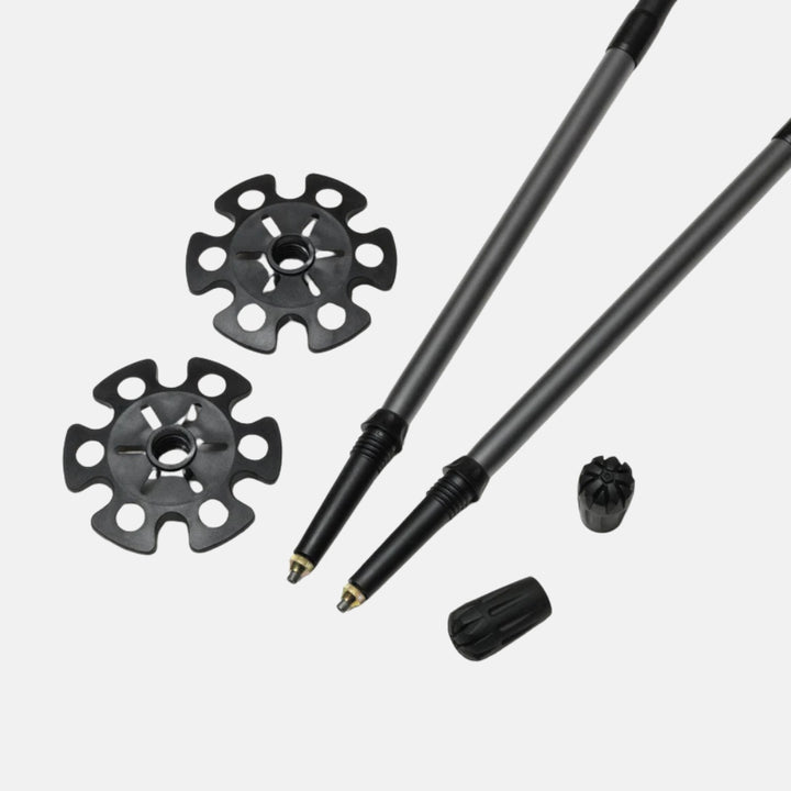 Silva Trekking Poles Aluminum Z-Fold Grey