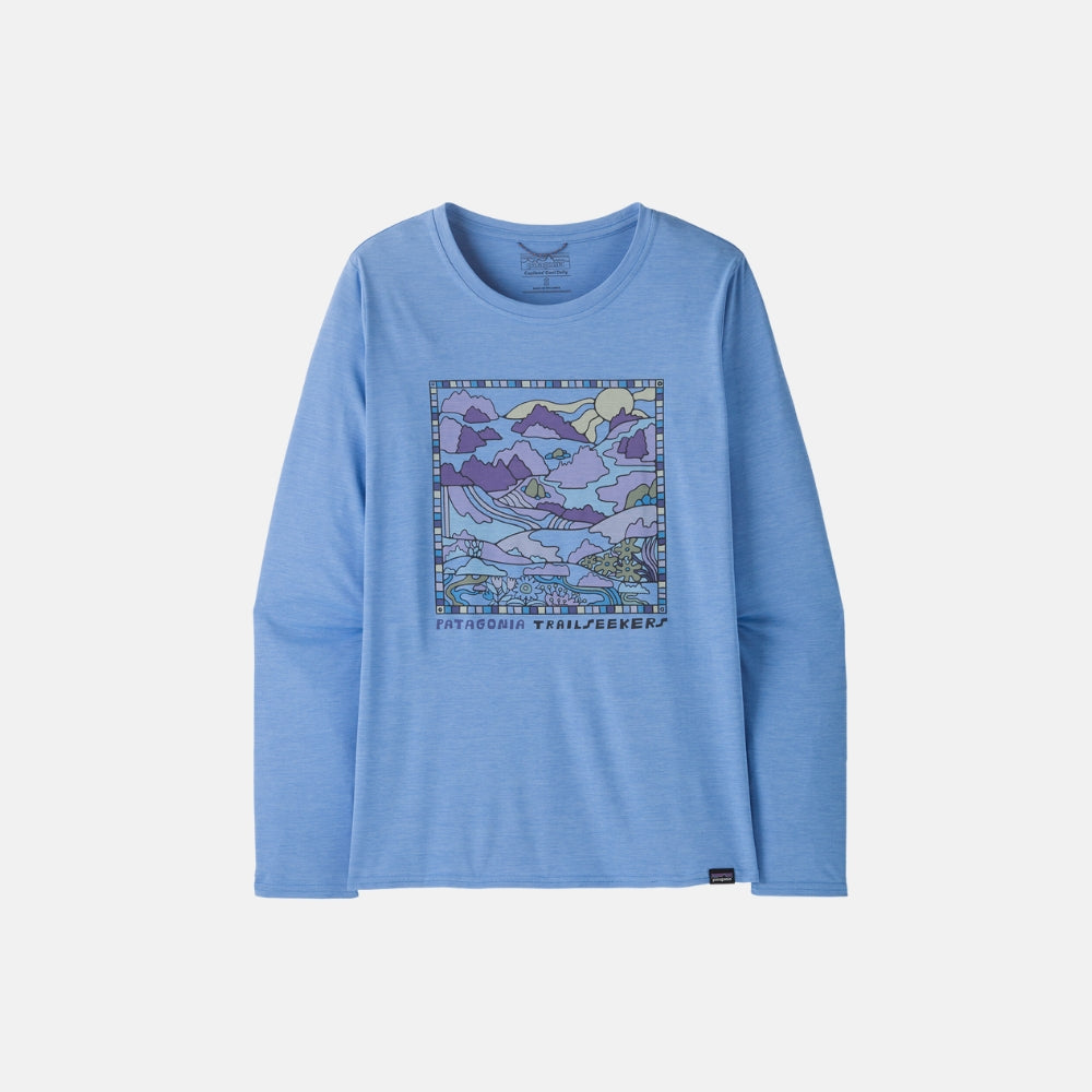 Patagonia W's L/S Capilene® Cool Daily Graphic Shirt - Lands