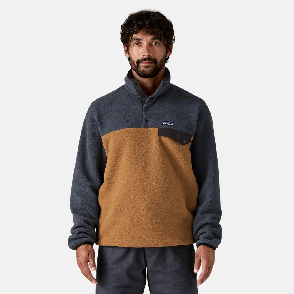 Patagonia Ms LW Synch Snap-T P/O Deer Brown