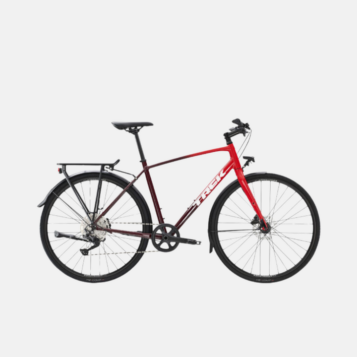 Trek FX 3 Disc Equipped Viper Red to Cobra Blood Fade