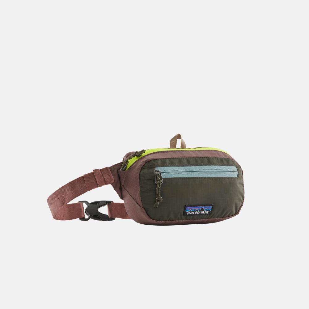 Ultralight Black Hole® Mini Hip Pack 1L Patchwork: Pine Needle Green