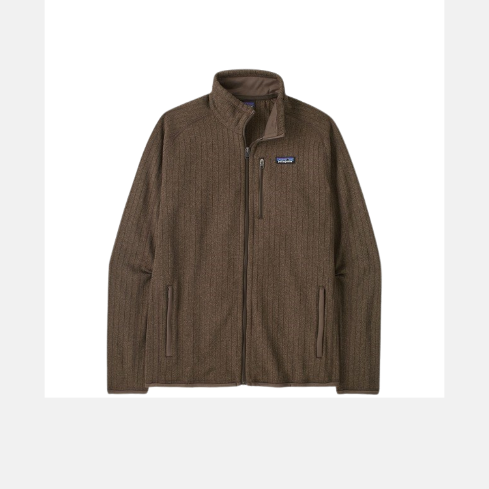 Patagonia M Better Sweater Jkt Marlow Brown Rib Knit