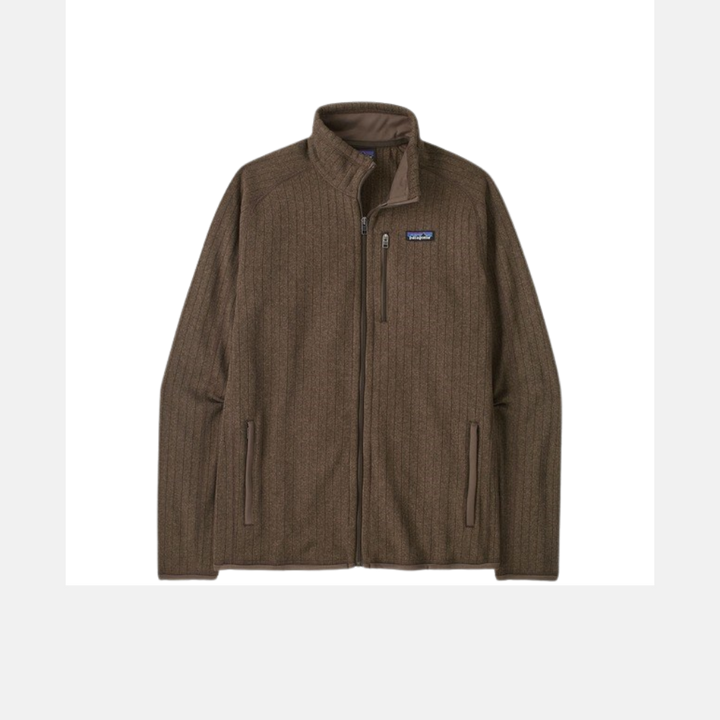 Patagonia M Better Sweater Jkt Marlow Brown Rib Knit