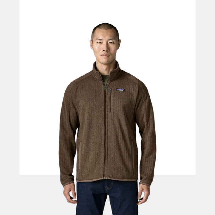 Patagonia M Better Sweater Jkt Marlow Brown Rib Knit
