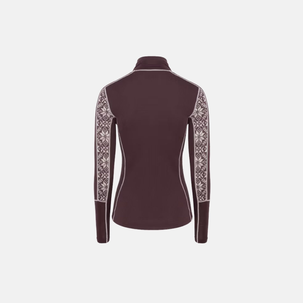 Kari Traa Anna Half Zip Cocoa Powder