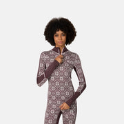 Kari Traa Anna Half Zip Cocoa Powder