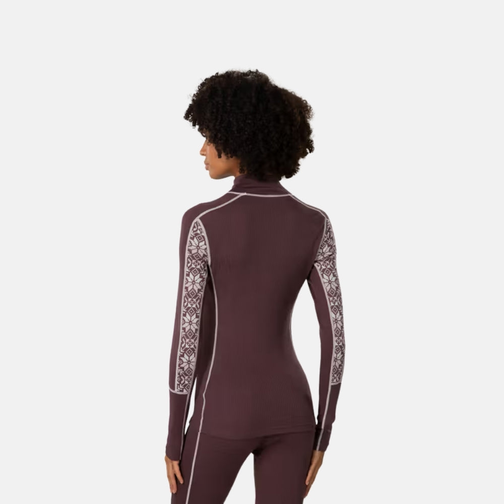 Kari Traa Anna Half Zip Cocoa Powder