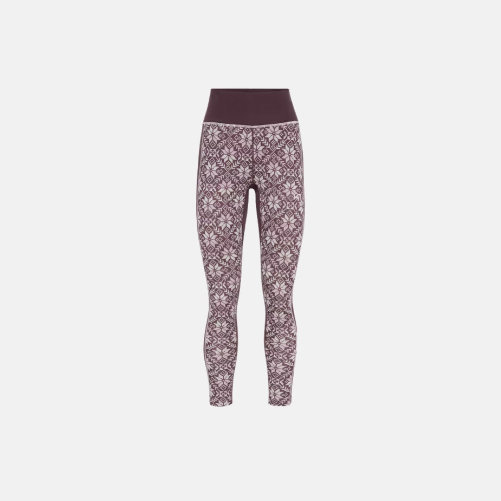 Kari Traa Anna High Waist Base Layer Pants Cocoa Powder