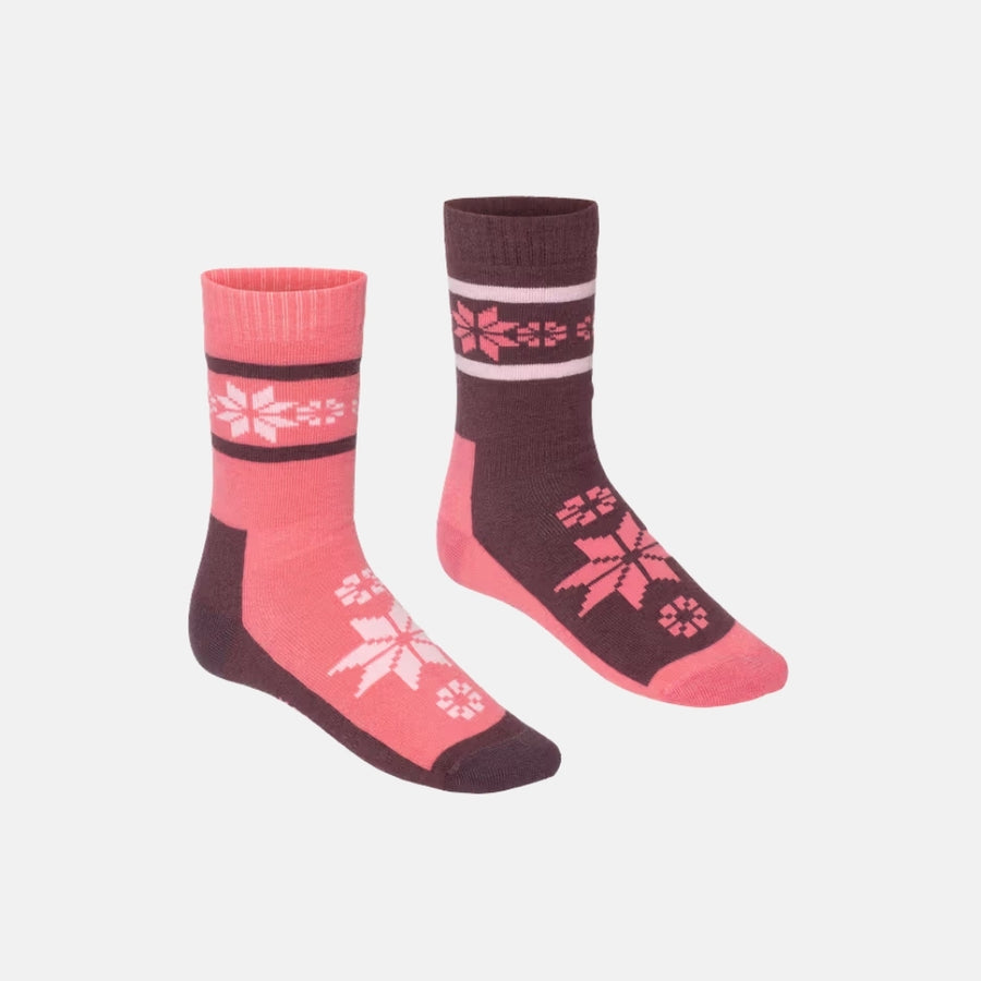 Kari Traa Rusa Sock 2-Pack Cacao Powder