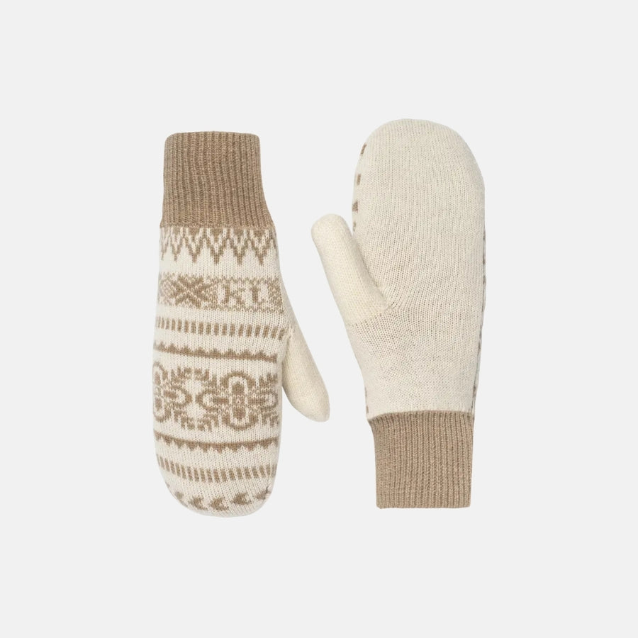 Kari Traa Selma Knit Mittens White