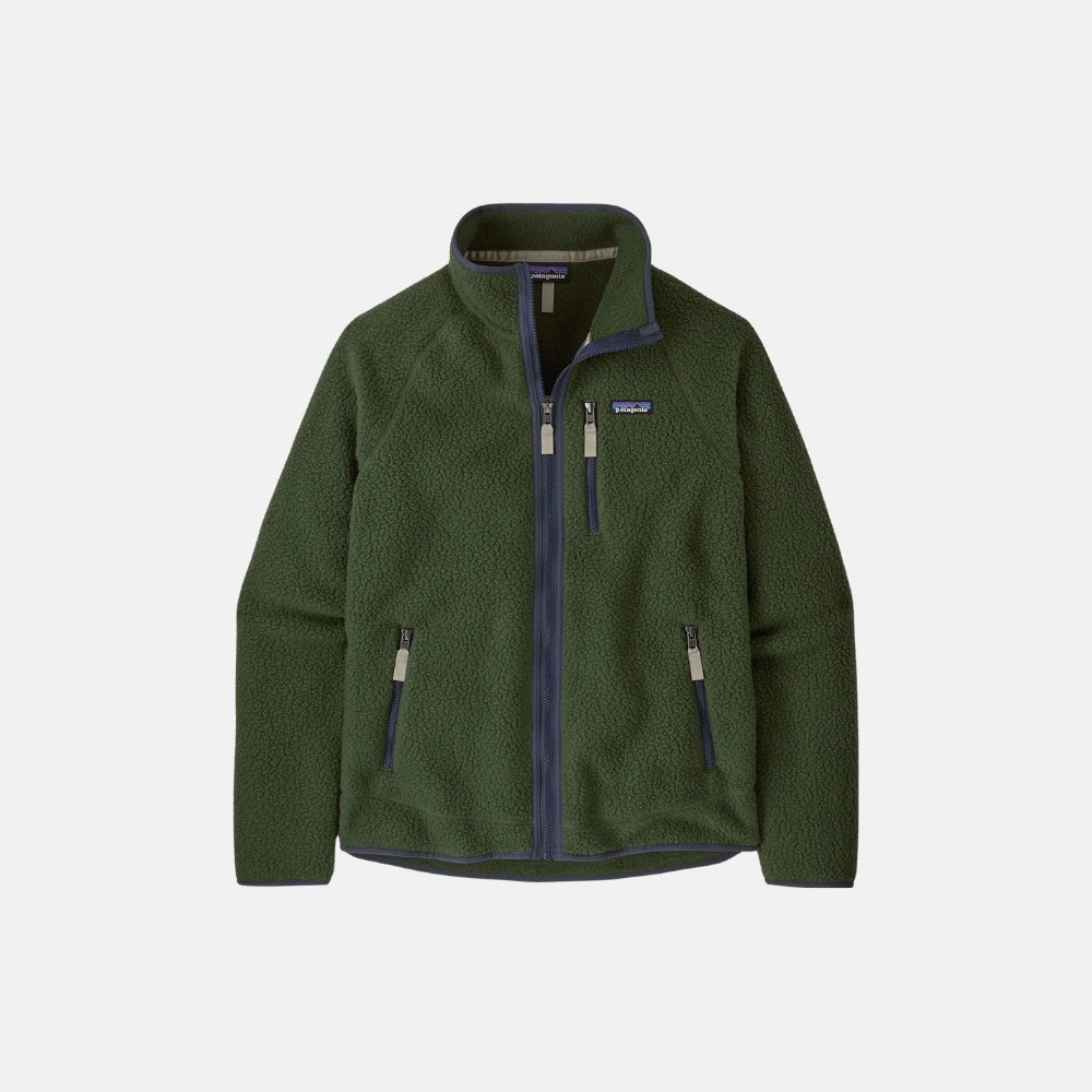 Patagonia M Retro Pile Jkt Old Growth Green