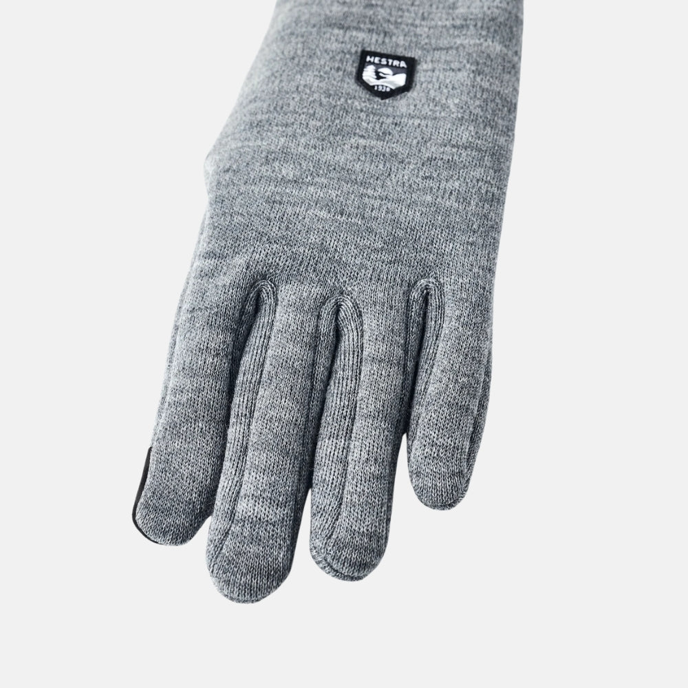 Hestra Gravita Merino Liner 5-finger Grå