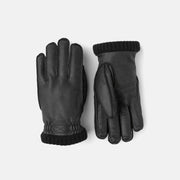 Hestra Deerskin Primaloft Rib Svart