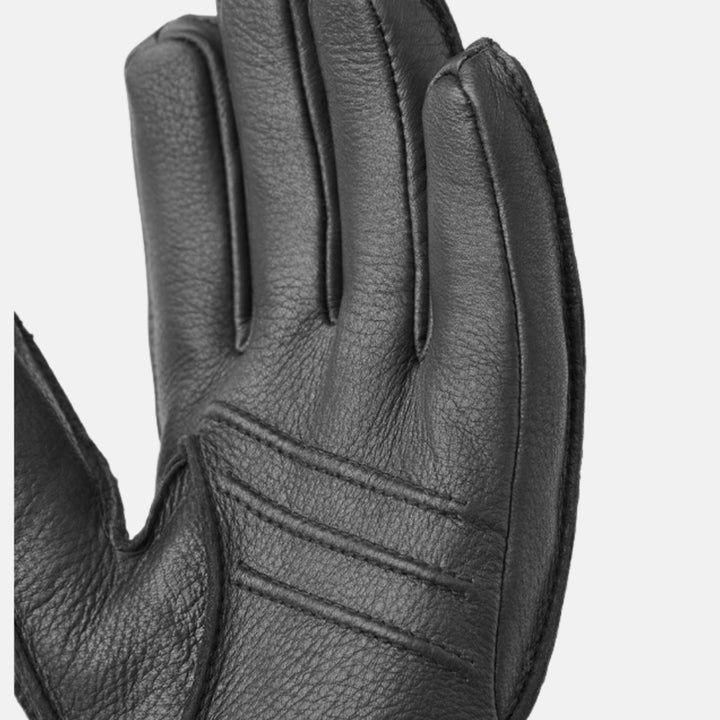 Hestra Deerskin Primaloft Rib Svart