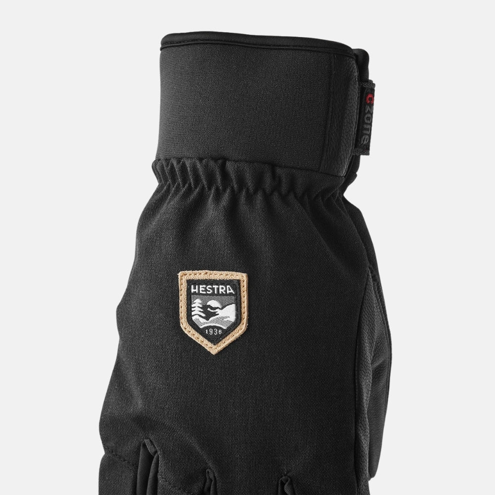 Hestra CZone Alpine - 5 finger Svart