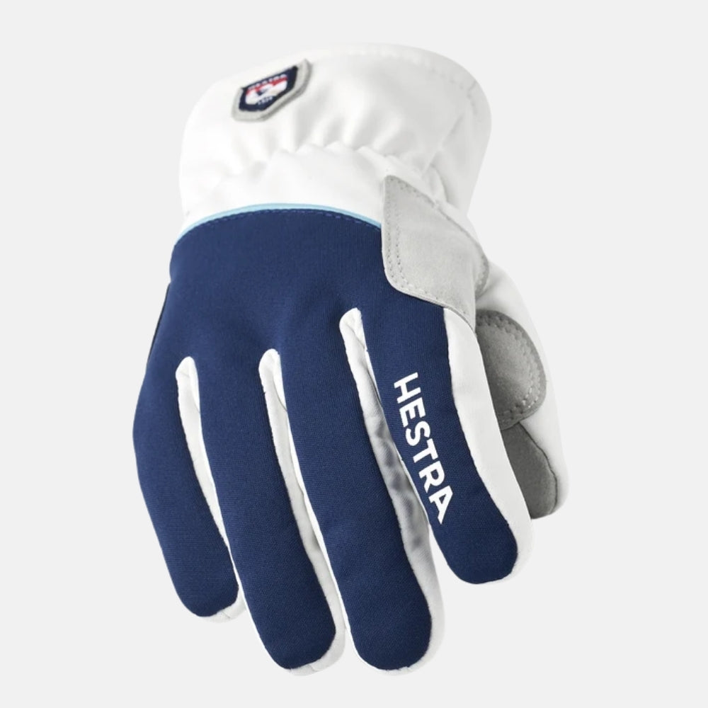 Hestra XC Tracker Jr - 5 finger Marin & Ivory