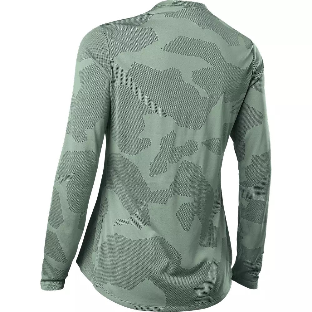 Fox Womens Ranger Trudri LS Jersey Eucalyptus