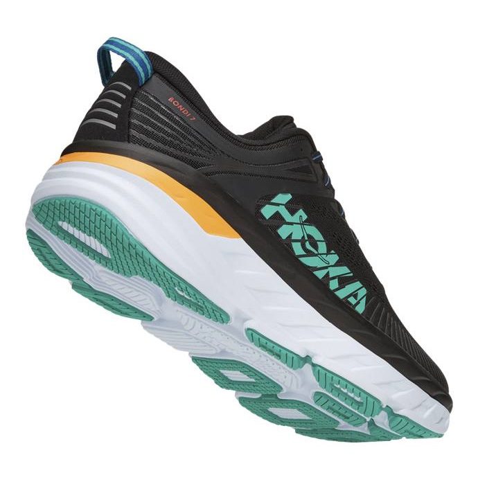 Hoka M Bondi 7 Black / Atlantis