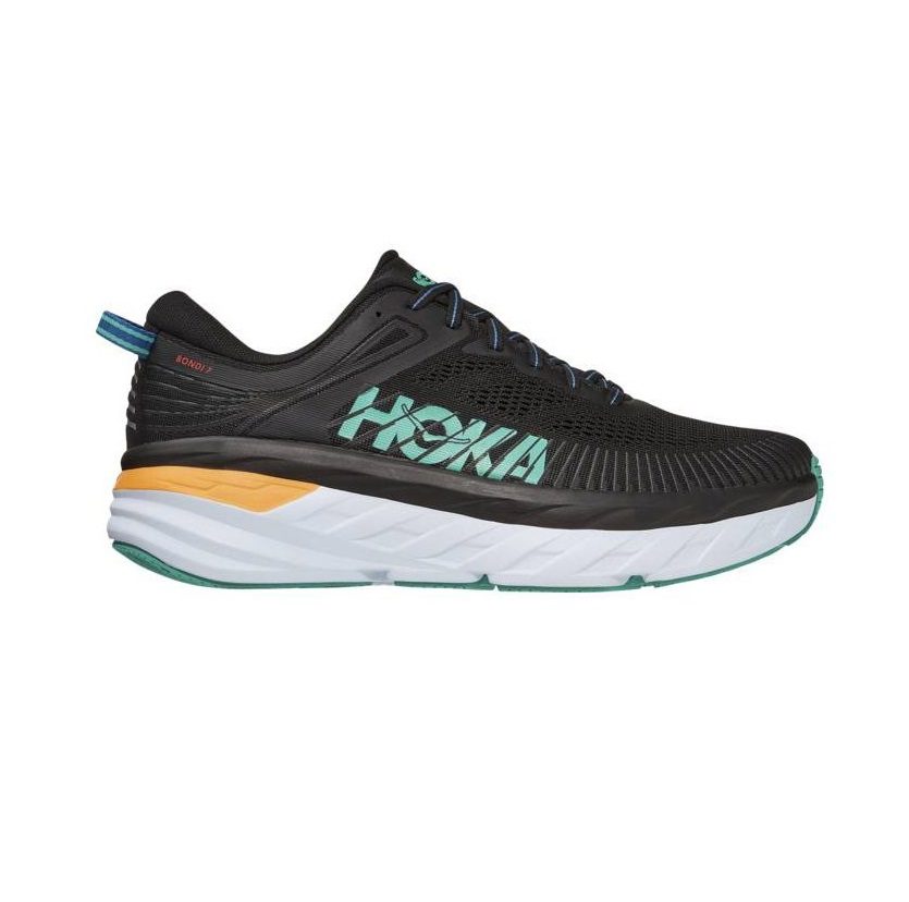 Hoka M Bondi 7 Black / Atlantis