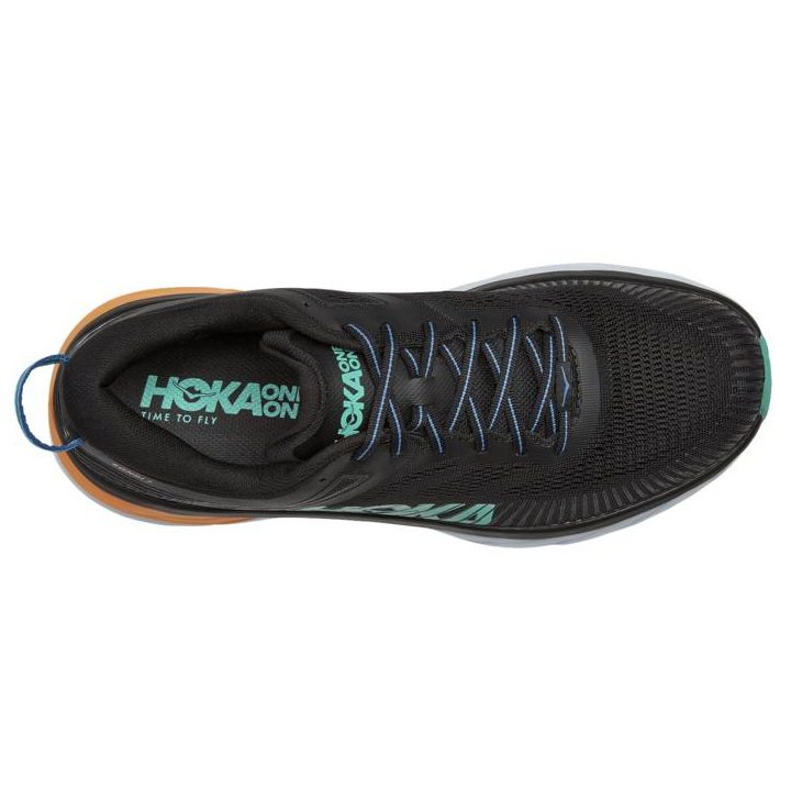 Hoka M Bondi 7 Black / Atlantis