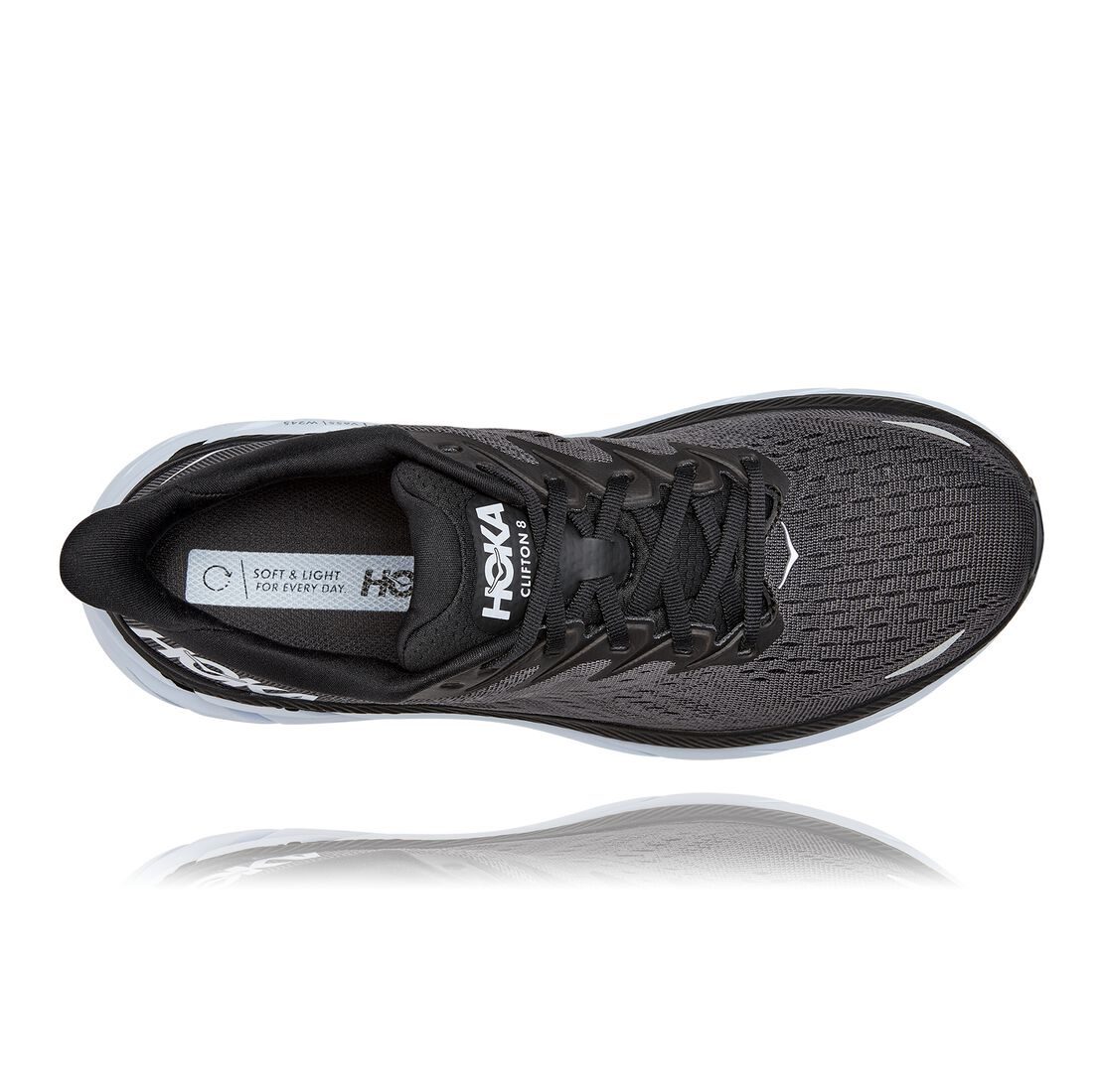 Hoka M Clifton 8 Black / White