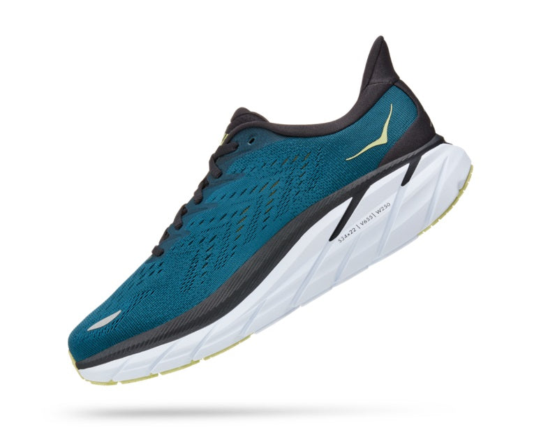 Hoka M Clifton 8 Wide Blue Coral / Butterfly