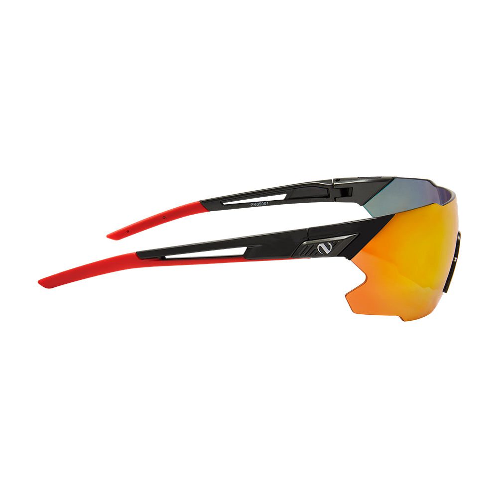 Northug Eyewear Silver Performance 2.0 Black/Red