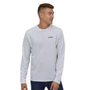 Patagonia Ms L/S Line Logo Ridge Responsibili-Tee White