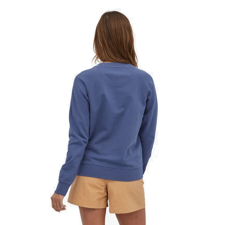 Patagonia W`s P-6 Label Organic Crew Current Blue