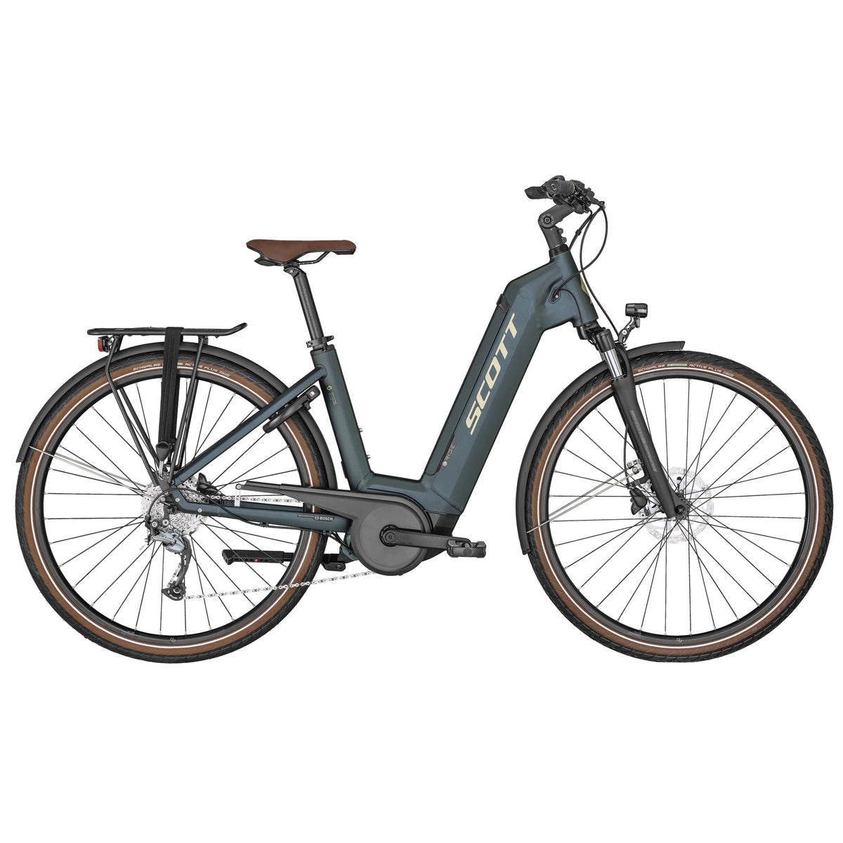 Scott Sub Active eRide XS Pendlarpaket inkl Dubbdäck och Hjälm
