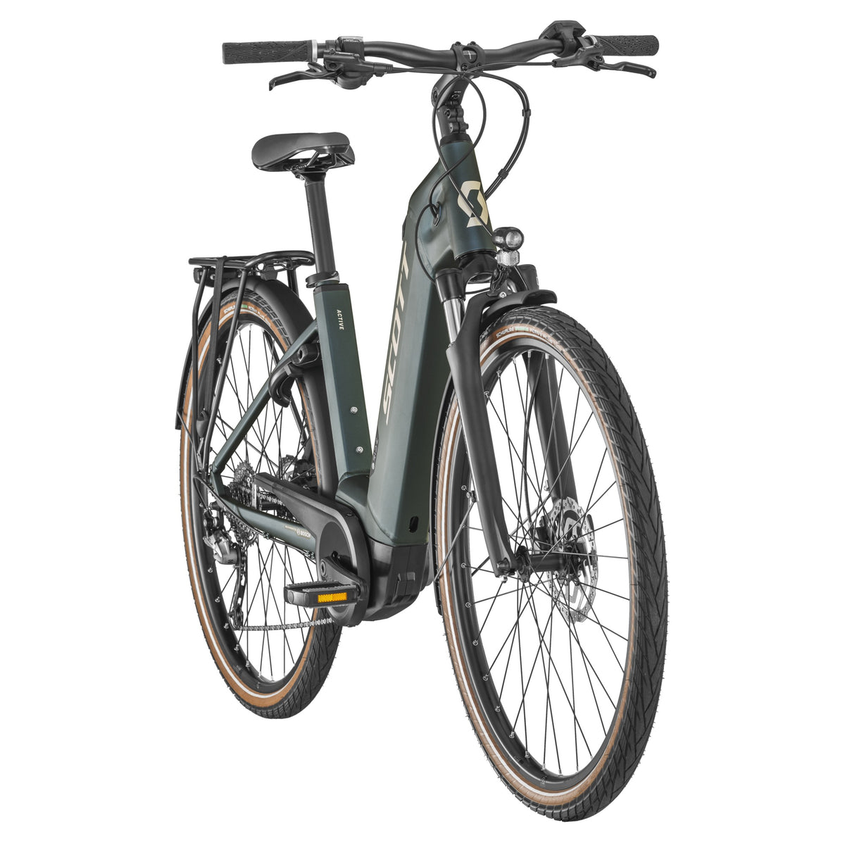 Scott Sub Active eRide XS Pendlarpaket inkl Dubbdäck och Hjälm