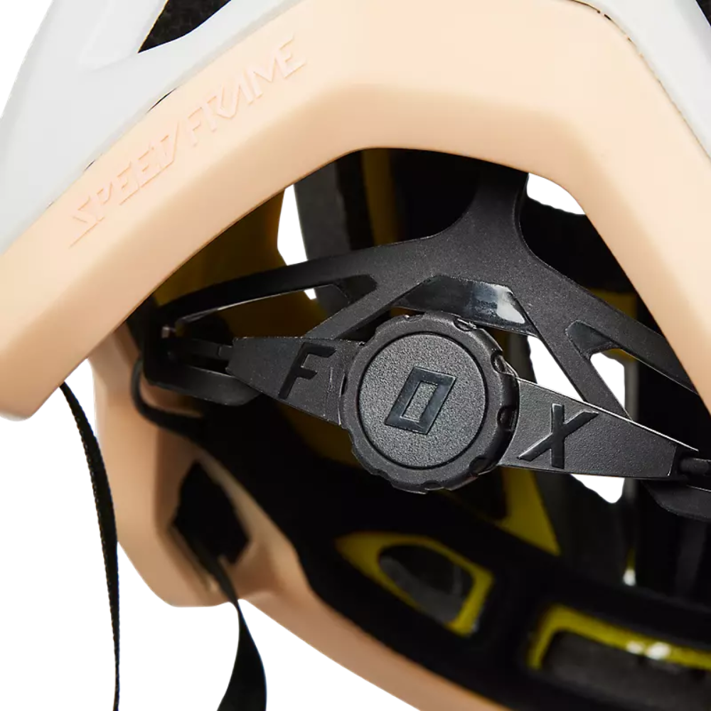 Fox Speedframe Helmet Vintage White