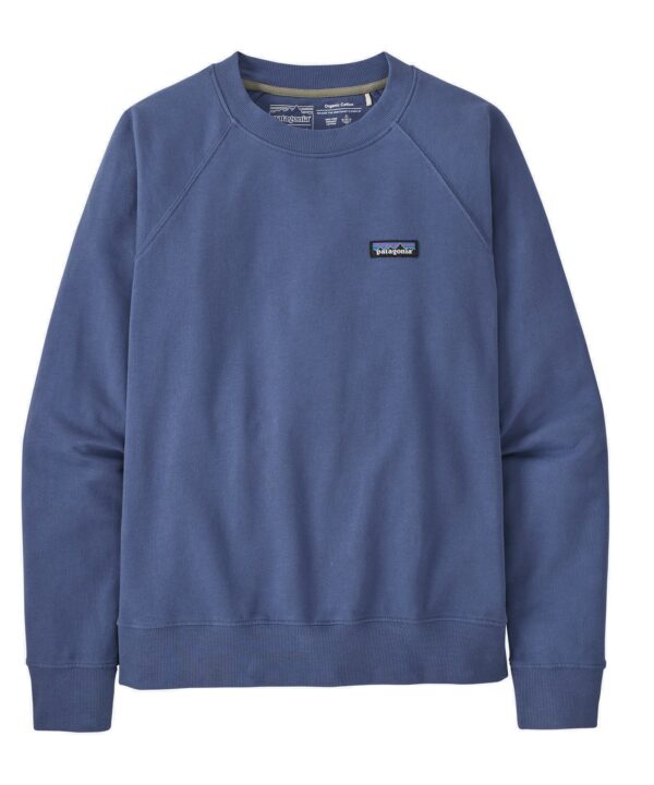 Patagonia W`s P-6 Label Organic Crew Current Blue