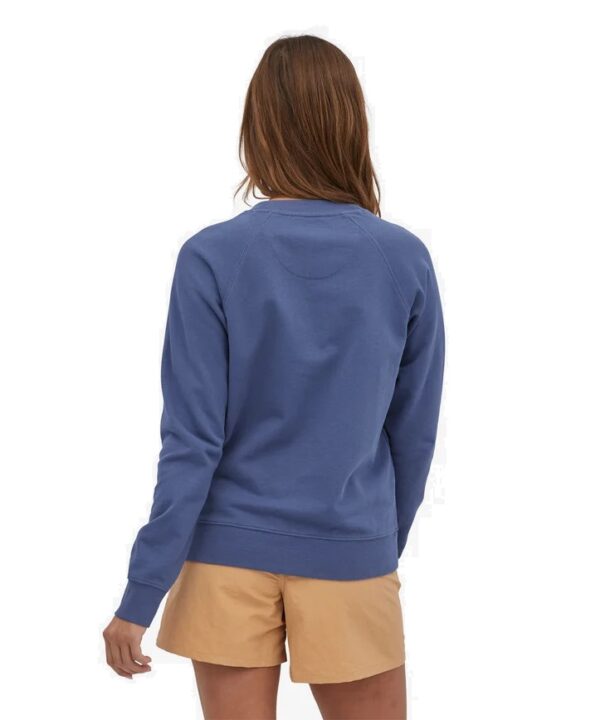 Patagonia W`s P-6 Label Organic Crew Current Blue - Bild 3