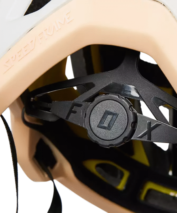 Fox Speedframe Helmet Vintage White