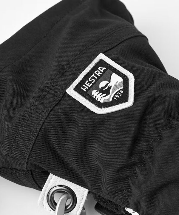 Hestra Army Leather Heli Ski 3-finger svart